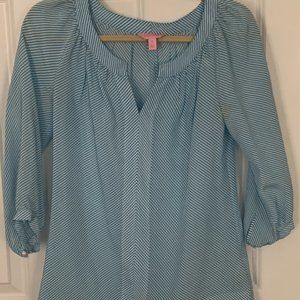 Lilly Pulitzer Moxy Silk Top